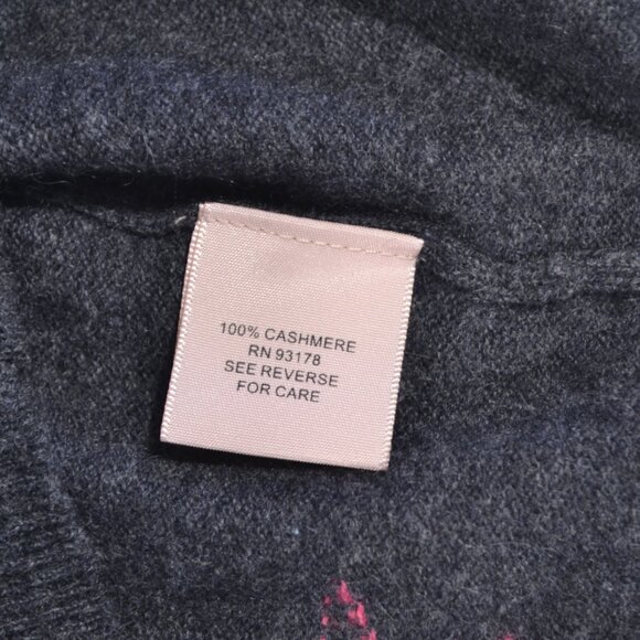 NWT PHILOSOPHY 100% CASHMERE STAR SWEATER, XLARGE - Picture 4 of 8